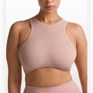 Skims Nike Himalayan/Ecru Ribbed Seamless Racer Front Bra